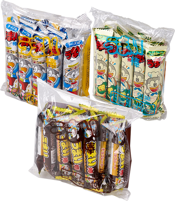 우마이봉 콘스프맛15개 + 치즈맛15개 + 초코맛15개 (총45 )