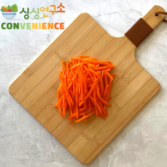 싱싱연구소 국내산 당근채 썬당근 당일손질(냉장), 1개, 500g