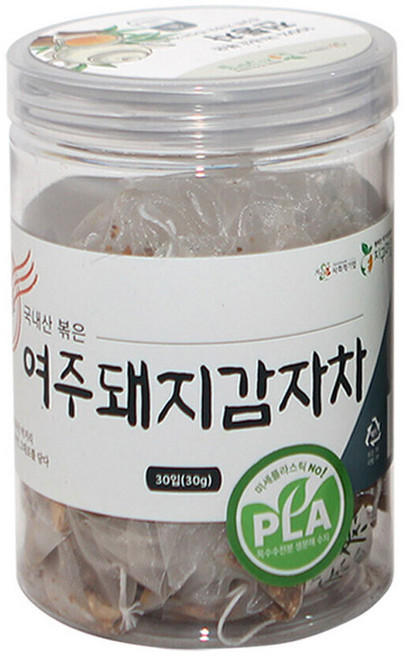 지구마을 생분해필터 PLA 국내산 여주돼지감자차 삼각티백, 1개, 30개입, 1g