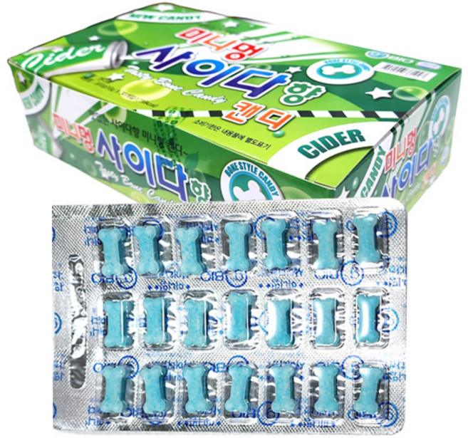 (무)미니멍 사이다향캔디(10g), 30개, 10g