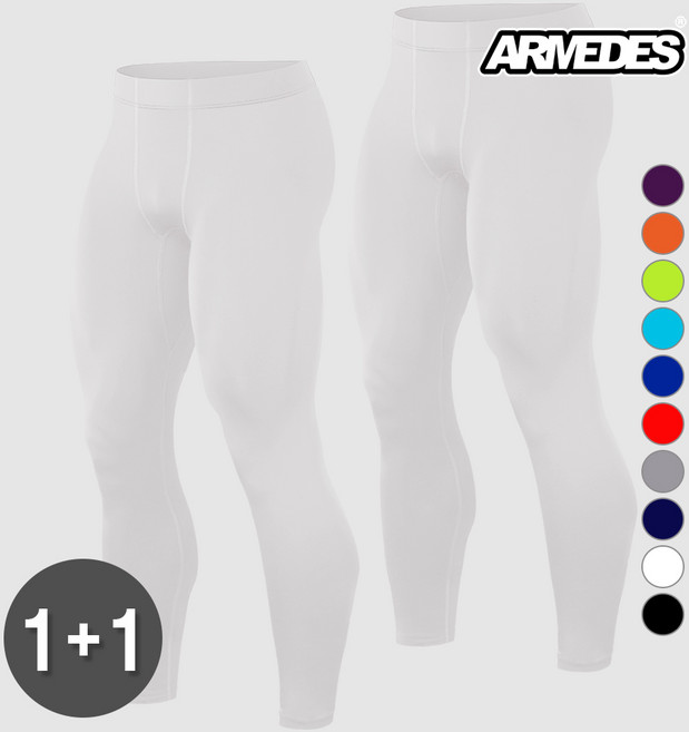 [1+1] 아르메데스 남성용 기능성 베이직 9부 레깅스 AR-59