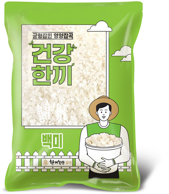 한끼농산 백미 쌀 5kg 햅쌀 밥맛 좋은 상등급, 1개
