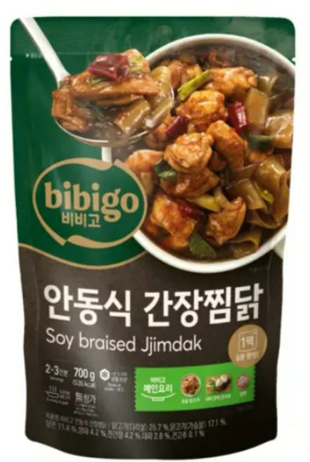 비비고 안동식 간장찜닭 700gx2 간편조리 코스트코, 4개, 700g