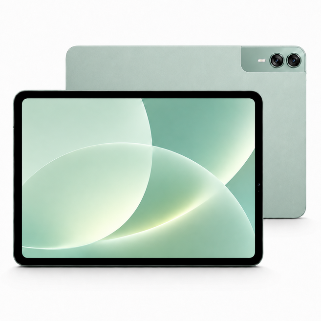 태블릿 11인치 OLED 4K Android 14 4G LTE 통화가능 GPS 12000mAh 대용량 배터리 가성비 학습용 영상, Wi-Fi + 셀룰러, 128GB, 그린