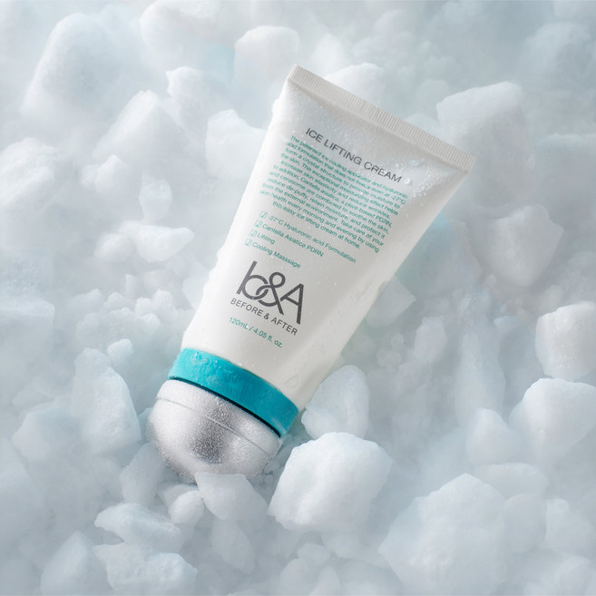 [본사 공식몰] 비포앤애프터 아이스리프팅크림 120ml (사용즉시 -5도 세계최초 영하-27도에서 얼지않는 프리미엄 탄력&열감케어) 비포앤에프터, 1개