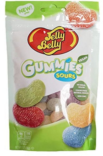젤리 벨리 사워 구미 7 온스 봉지 - 5가지 모듬 사워 Jelly Belly Sour Gummies 7 Ounce Bag - 5 Assorted Sour Fruit Flav, 1개, 198g