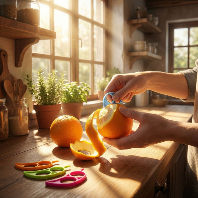 아티 오렌지 칼, 6개, 랜덤색상