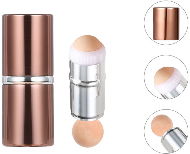 火山石吸油滾珠 可替換式火山石 鋁合金+火山石材質, 1個, HSS010-咖啡色