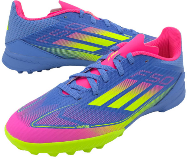 2025 아디다스 남녀공용 F50 리그 TF 주니어 풋살화 IE3754