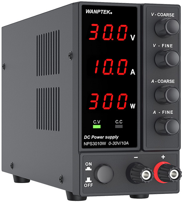 WANPTEK 直流電源供應器 NPS3010W 0-30V/10A, 1個
