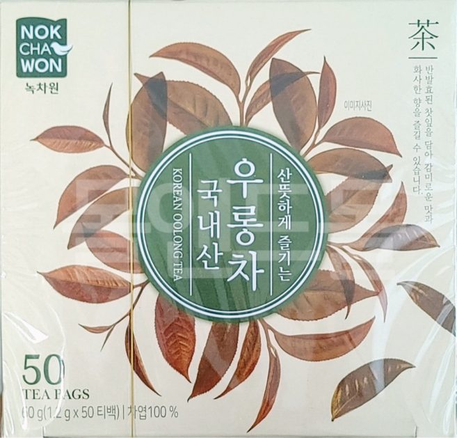 녹차원 국내산 우롱차, 1.2g, 50개입, 1개