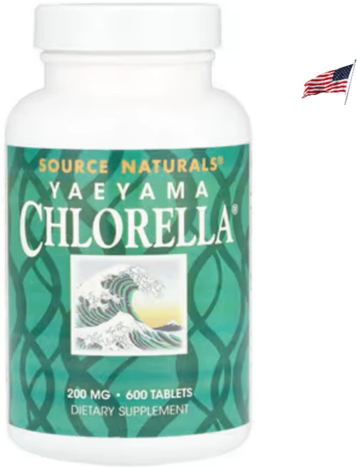 소스내츄럴스 야에야마 클로렐라 200mg 타블렛, 600정, 1개 - 쿠팡