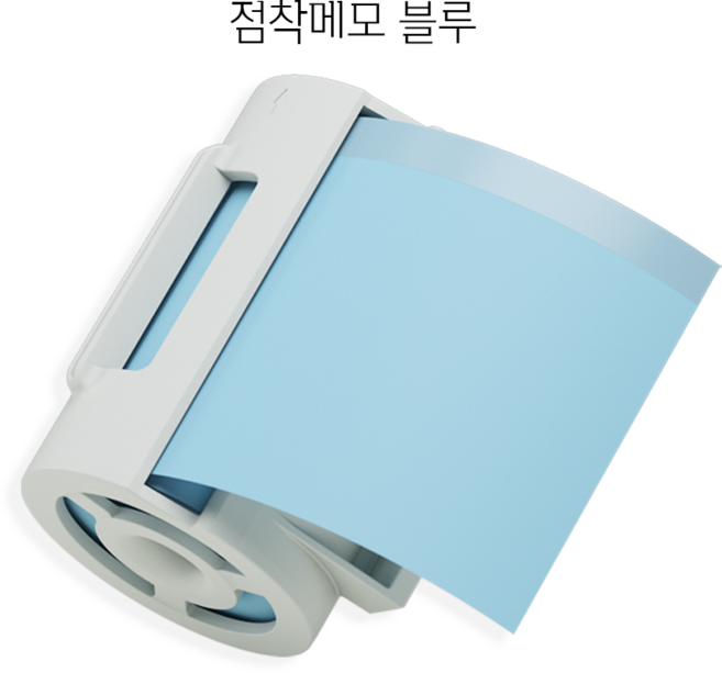 네모닉 점착메모 카트리지 블루, 1개, MPC-8016BS-STD