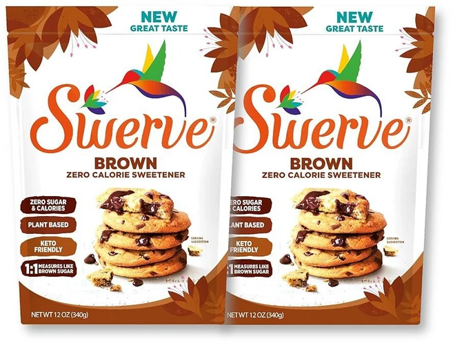 Swerve Ultimate Sugar 교체용 감미료 흑설탕 대체품 케토 친화적 제로 칼로리 무설탕 비혈당 글루텐 프리 355ml(12온스) (2팩), 355ml - 쿠팡