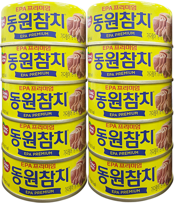 동원참치 EPA, 150g, 10개