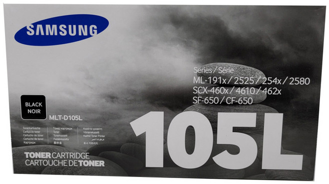 삼성 ML 1915K 정품토너 대용량 검정 2500매, 1개