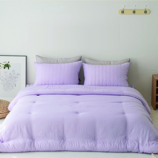 [루이스텔라] 베르가못 텐셀 렌징 모달 차렵 이불 베개세트 퀸