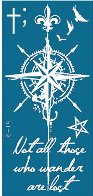 재사용가능 헤나타투 셀프헤나도안, 1개, h1-9