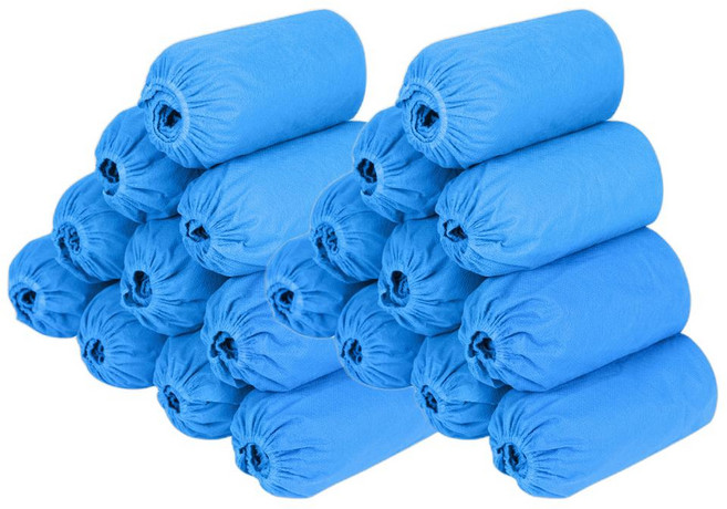 챌린징 일회용 부직포 신발커버, 200매, 블루