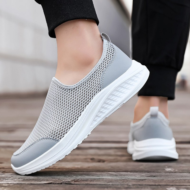 남성 통기성 메쉬 대형 사이즈 캐주얼 신발