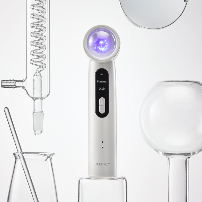 홈쎄라 플라닉 프로 PLANIC PRO 모공 미백 광채 탄력 디바이스 얼굴마사지기 광채피부 미용기기 피부관리기, 플라닉프로, 앰플4 +마스크팩 1팩 (4매) +세럼1개