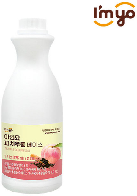 아임요 피치우롱티 베이스 1개, 1.2kg, 1개입, 1.2kg