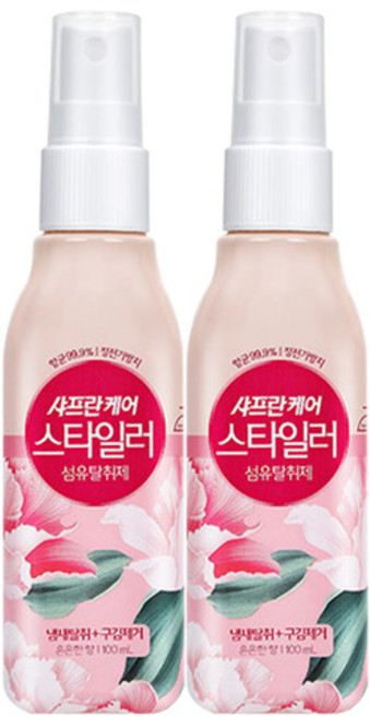 샤프란케어 스타일러 섬유탈취제 은은한향 100ml / 섬유탈취스프레이, 2개