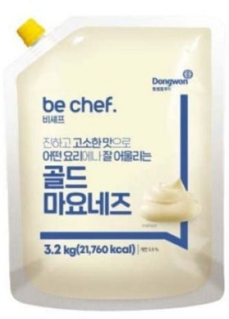동원홈푸드 비셰프 골드마요네즈3.2K 4개 1박스, 3.2kg
