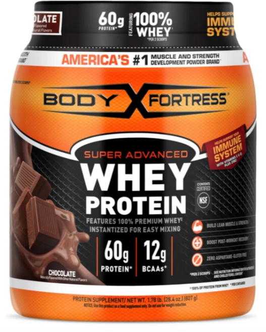 바디포트리스 슈퍼 어드밴스드 웨이 프로틴 유청 단백질 초콜릿맛, 1개, 807g - 쿠팡