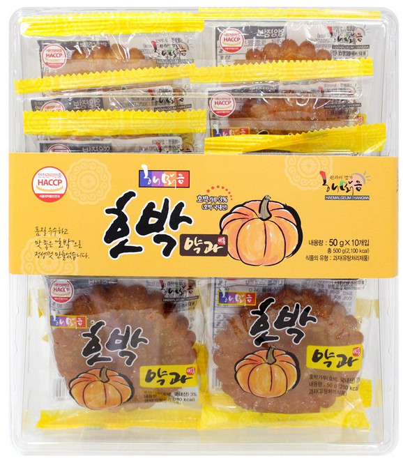 호박약과 [500g], 1개