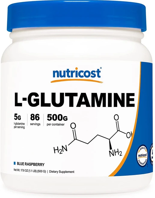 뉴트리코스트 L 글루타민 파우더 블루라즈베리, 1개, 500g - 쿠팡