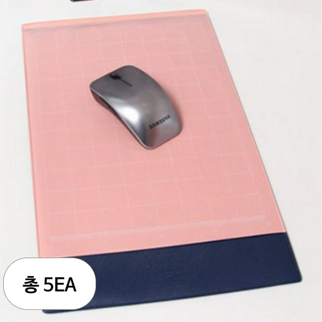 데얼스 스마트 데스크매트, 핑크네이비, 5개