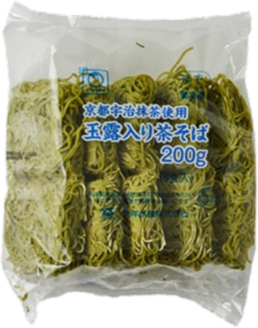 바이오마켓_교쿠로차 녹차 차소바면 1kg (200g 5), 2개