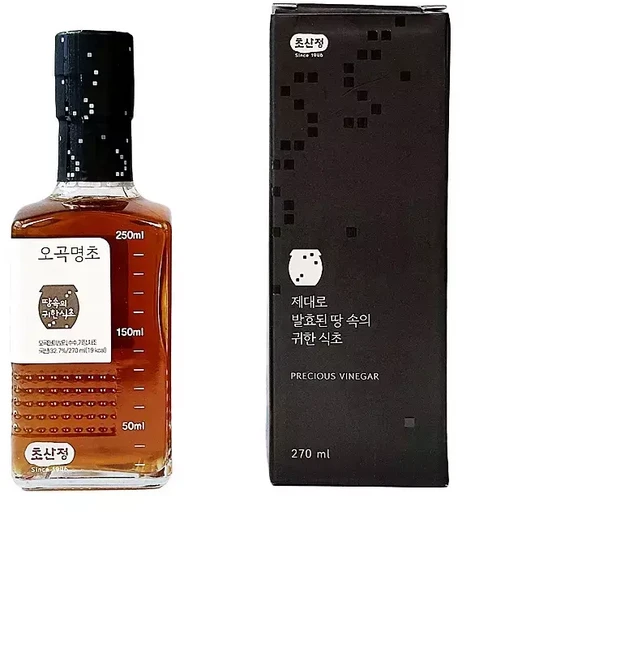 한상준 명인 오곡명초 천연 발효식초 자연발효 오곡 270ml, 1개