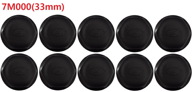 지노기업/현대트럭 순정 너트캡/메가/트라고/파비스/엑시언트/뉴파워텍/30MM/33MM/모비스/정품/10개/25톤/화물차/대형트럭/볼트캡/휠볼트/10홀/8홀, 너트캡(7M000) 10개, 1개
