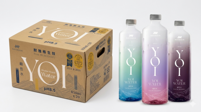 NAY AQUA YOI WATER 鹼性礦泉水 pH8.5, 20, 850ml