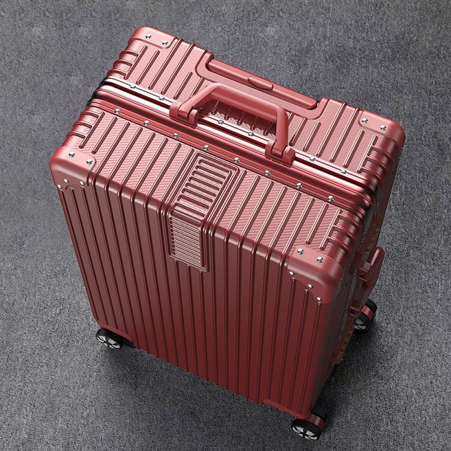 SAMCENG 가방 알루미늄 프레임 케이스 범용 바퀴 20 여학생 남학생 24 암호 29 인치