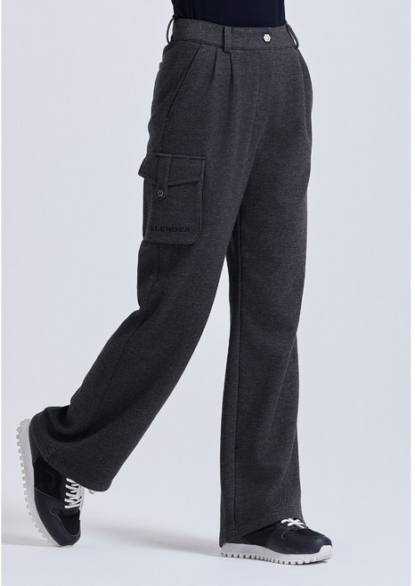 (NC야탑점 챌린저) 여성 울터치 원포켓 카고 와이드핏 팬츠 다크그레이 CHE4WPT5862DG