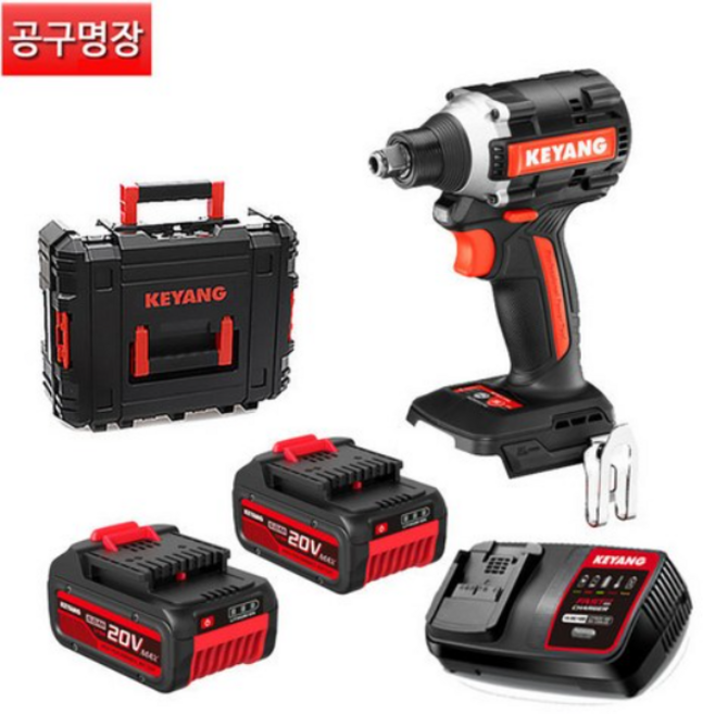 계양 DW20BLH-315 충전임팩드라이버렌치겸용 20V 5.0AH 배터리2개 /공구명장, 1개