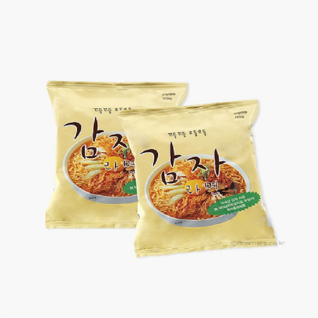 꼬들꼬들 오돌오돌 감자라면 20봉 1박스, 80개