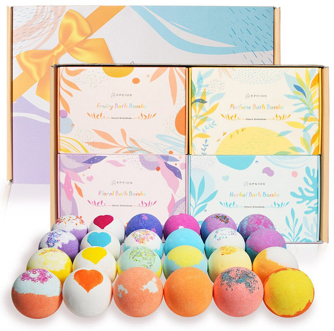 에페이오스 70gx24종 대용량 배스밤 선물세트, 1.68kg, 1개