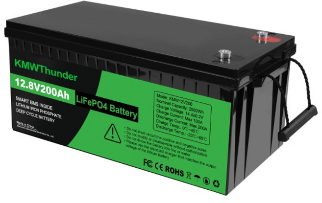 KMWThunder 리튬 인산철 배터리 300ah 12v RV/캠핑카에 적합한 연결