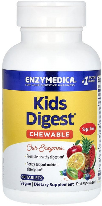 엔자이메디카 키즈 다이제스트 과일 펀치 90정, 1개