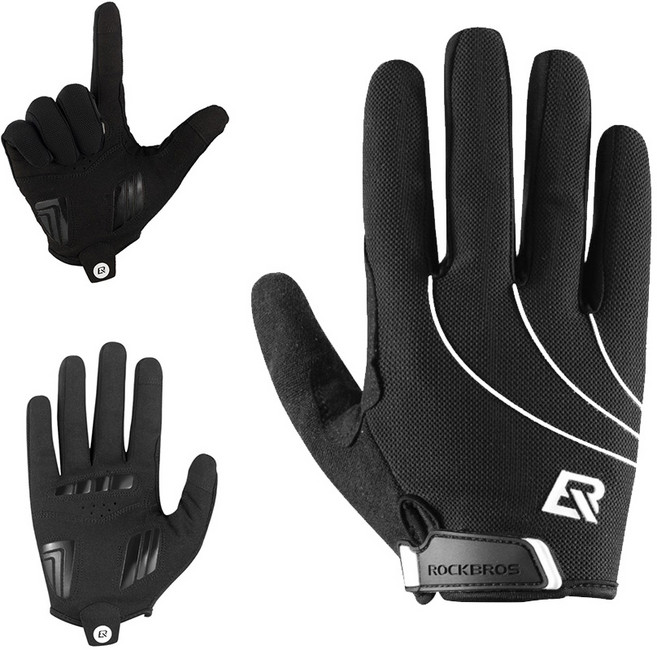 락브로스 S107 긴장갑 메쉬 블랙 충격완화 라이딩 장거리, 1개