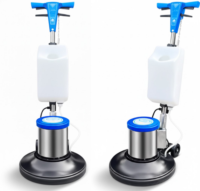 HALPA 업소용 마루광택기 바닥광택기 대리석 바닥 타일 청소 장비 전기 돌돌이 데코, 1) 기본형