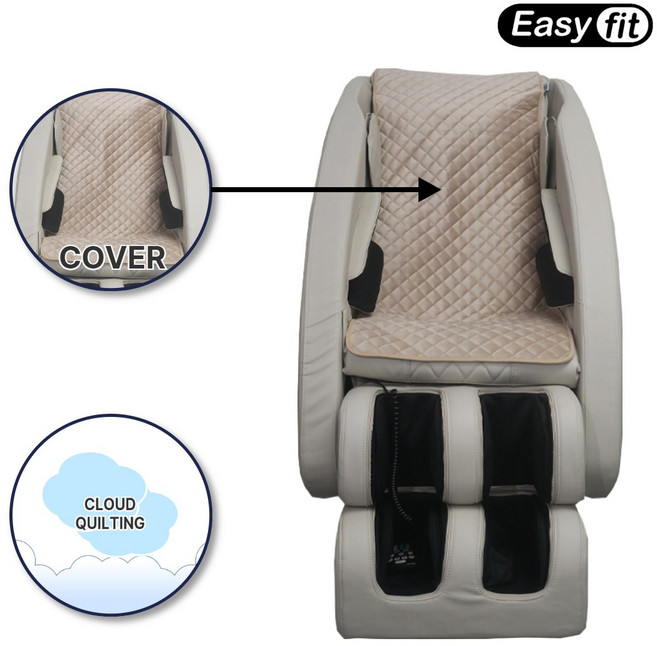 이지핏 안마의자커버 바디프랜드 코지마 제스파 브람스 호환 안마 의자 리폼 천갈이 시트 교체, 베이지