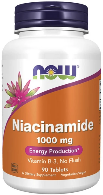 나우푸드 나이아신아마이드 1000mg 타블렛, 1개, 90정 - 쿠팡