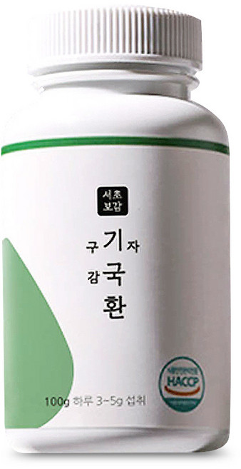 서초보감 기국환 구기자감국환 구기자 감국 지황 산수유 산약 복령, 100g, 1개