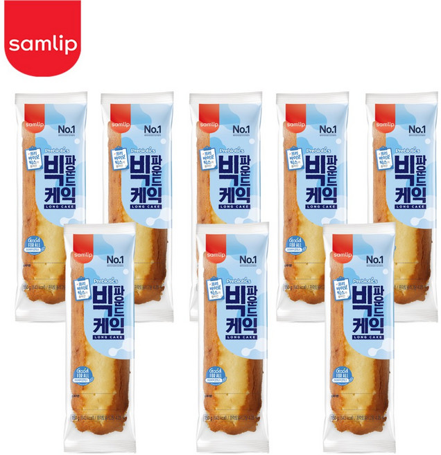 삼립 롱파운드케익 150g, 8개