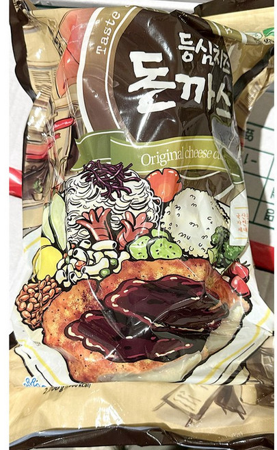 송림 치즈돈까스 200g 10입 2kg 분식 간식 안주 냉동식품, 당일발송 송림 치즈돈까스( 200g x10입 2K) X